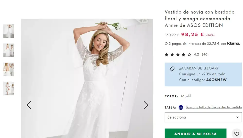 Vestido de novia 