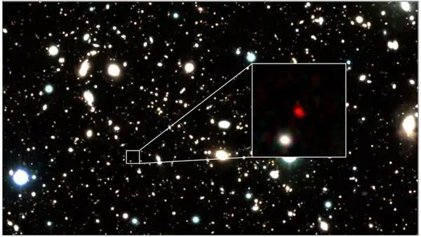 El telescopio espacial Hubble descubre la galaxia más lejana del universo, situada a 13.500 millones de años luz El telescopio espacial Hubble descubre la galaxia más lejana del universo, situada a 13.500 millones de años luz