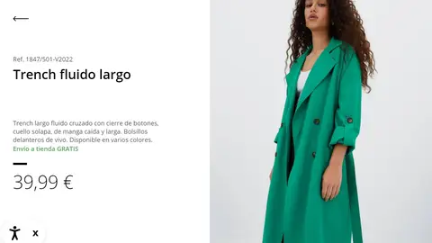 Gabardina verde Gabardina verde
