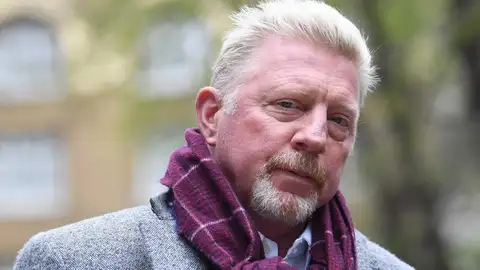 El extenista alemán Boris Becker El extenista alemán Boris Becker
