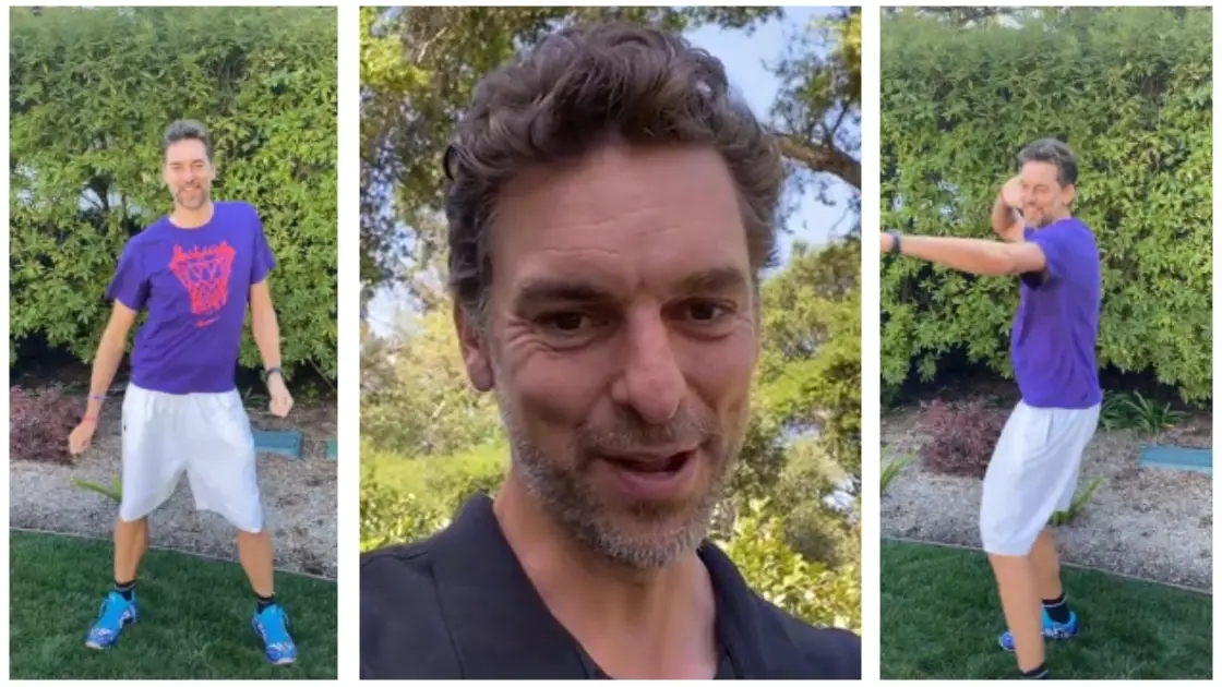 El vídeo viral de Pau Gasol en TikTok El vídeo viral de Pau Gasol en TikTok