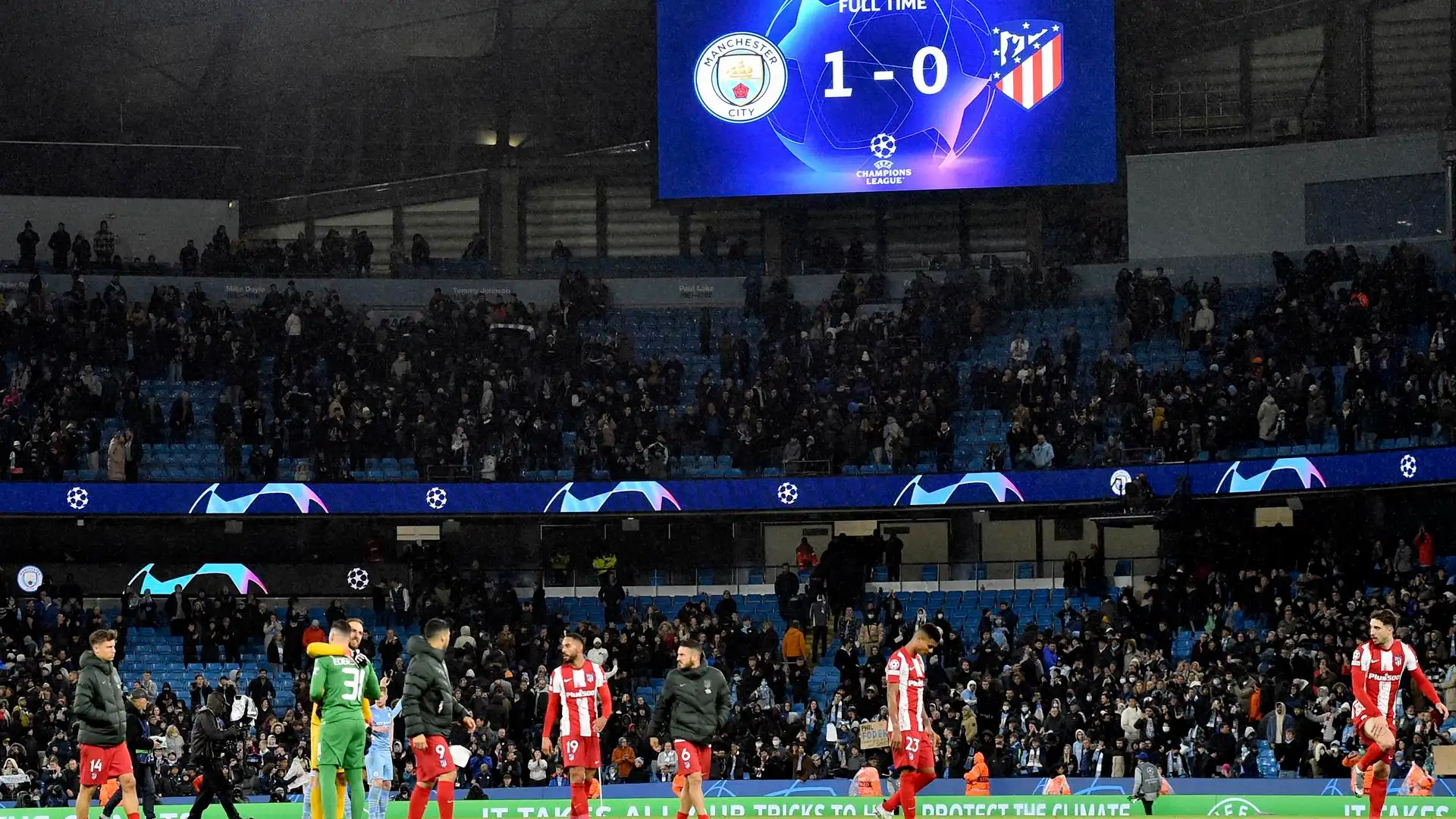El Atleti perdió 1-0 en el Etihad El Atleti perdió 1-0 en el Etihad
