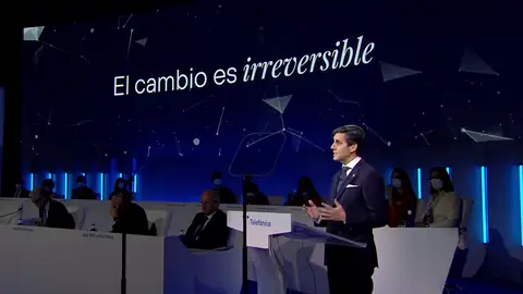 Los accionistas de Telefónica respaldan la gestión de la compañía en 2021 Los accionistas de Telefónica respaldan la gestión de la compañía en 2021