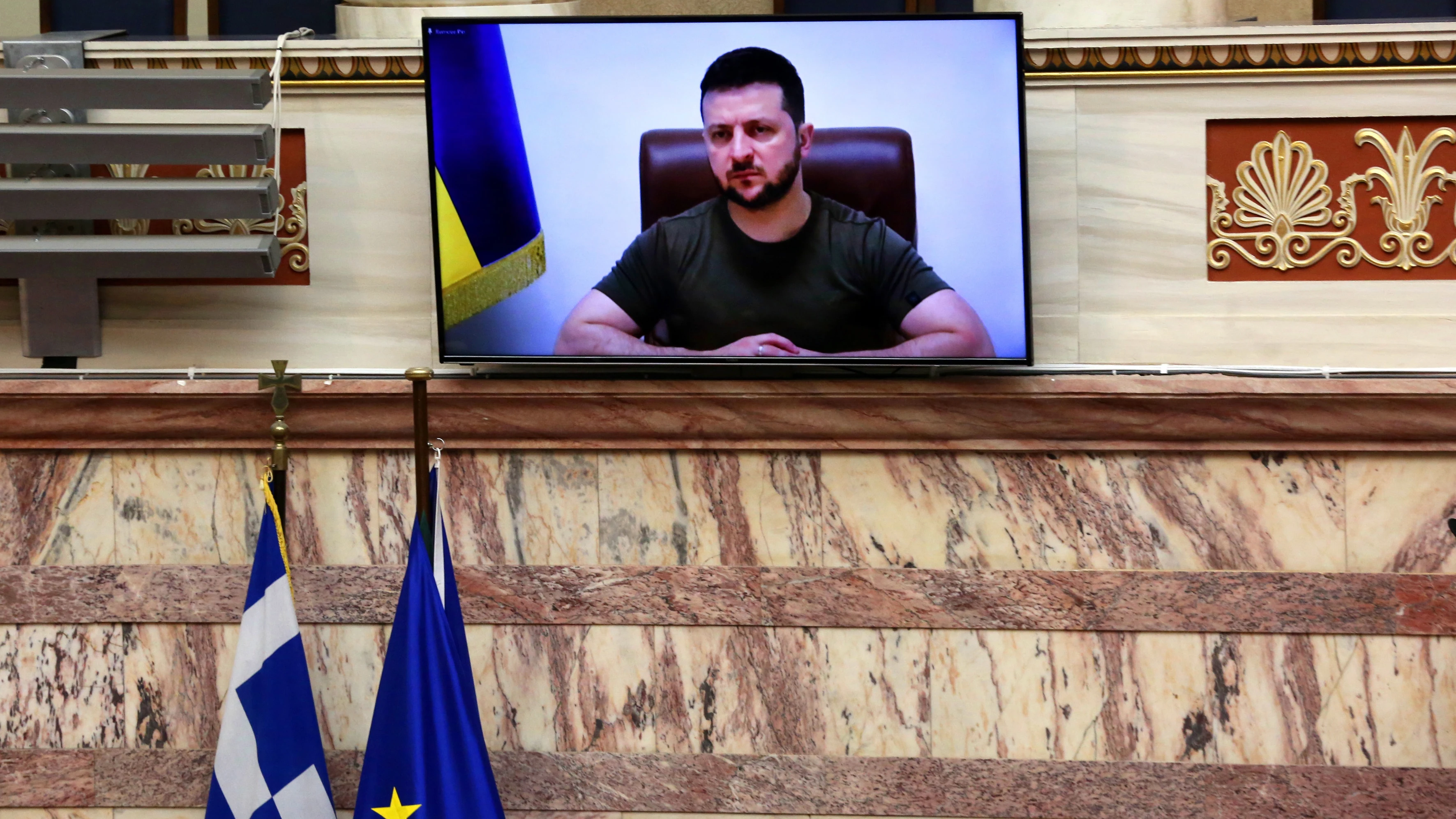 El presidente ucraniano, Volodímir Zelenski El presidente ucraniano, Volodímir Zelenski