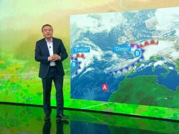 Las borrascas Diego y Evelyn dejar&aacute;n lluvias en el Cant&aacute;brico, Castilla y Le&oacute;n, La Rioja y Navarra
