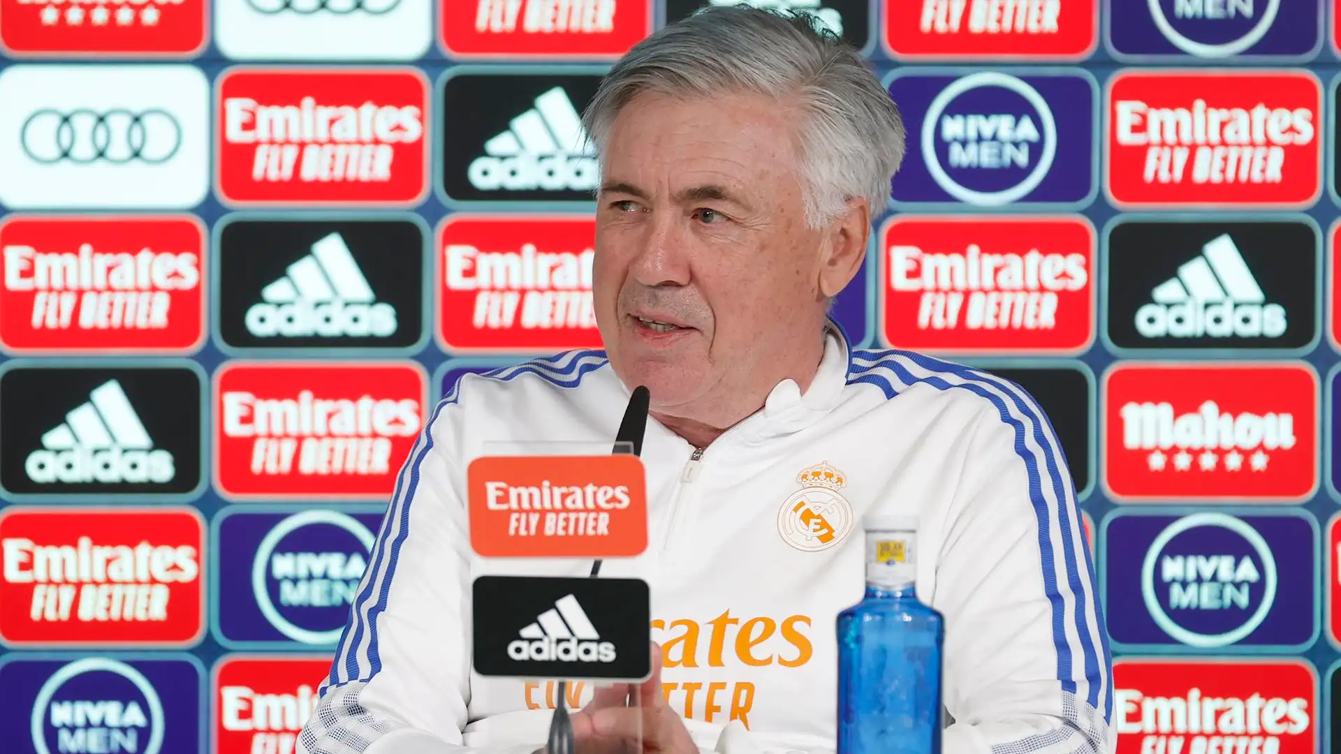 Ancelotti, en rueda de prensa Ancelotti, en rueda de prensa