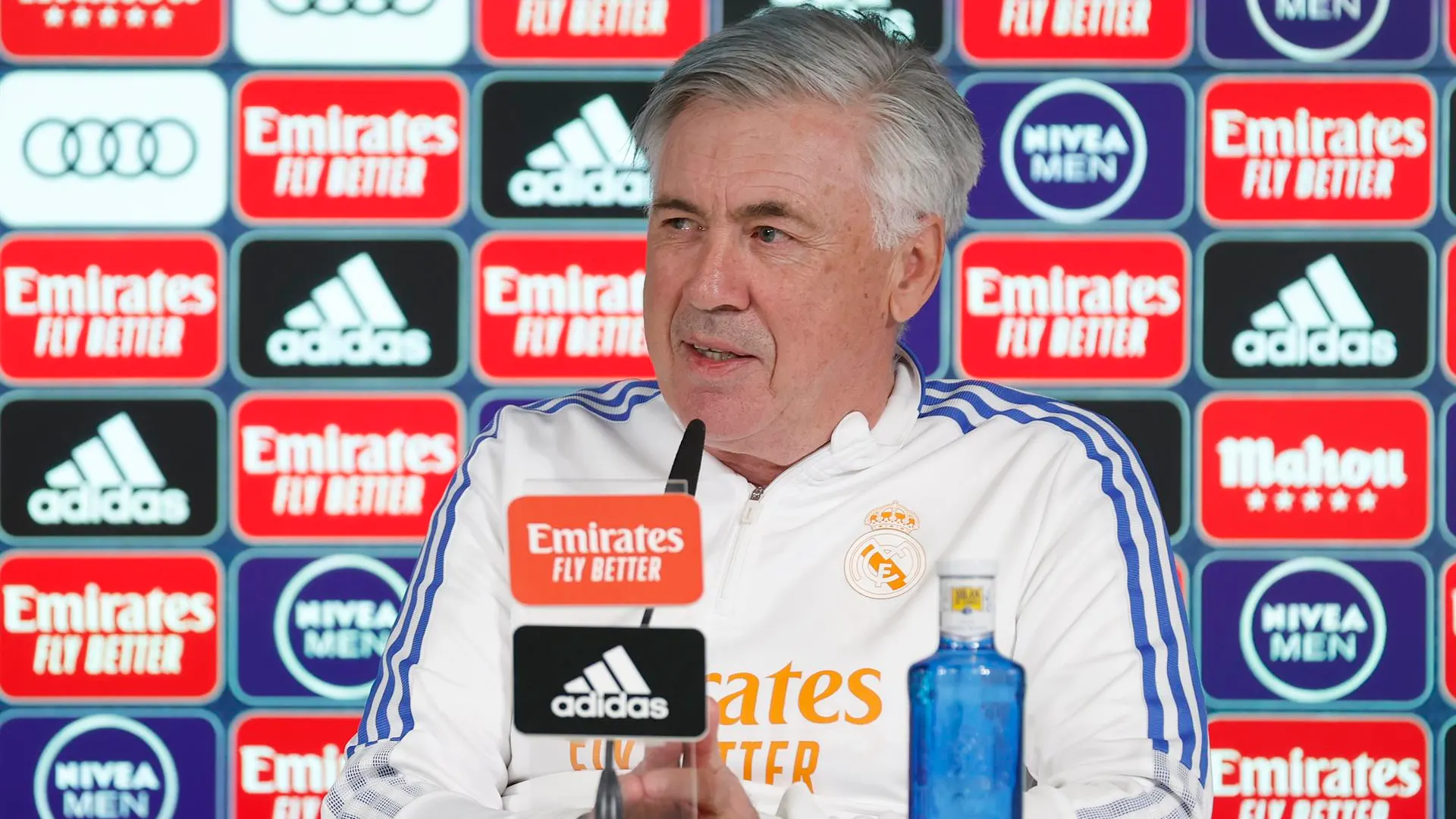 Ancelotti, en rueda de prensa Ancelotti, en rueda de prensa