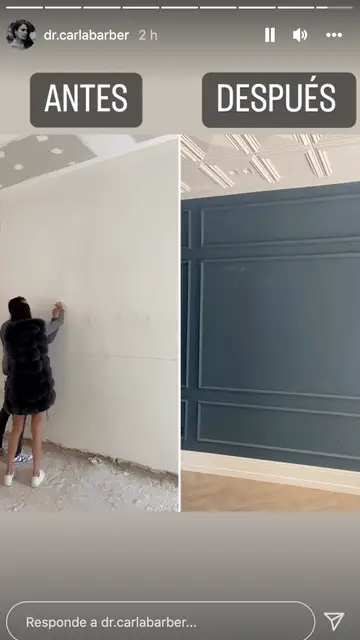 Carla Barber muestra el antes y el después de la biblioteca de su casa Carla Barber muestra el antes y el después de la biblioteca de su casa