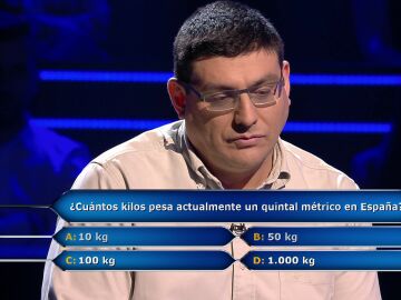 Los 15.000 euros más caros: Juan Manuel, obligado a utilizar dos comodines seguidos en ‘¿Quién quiere ser millonario?’