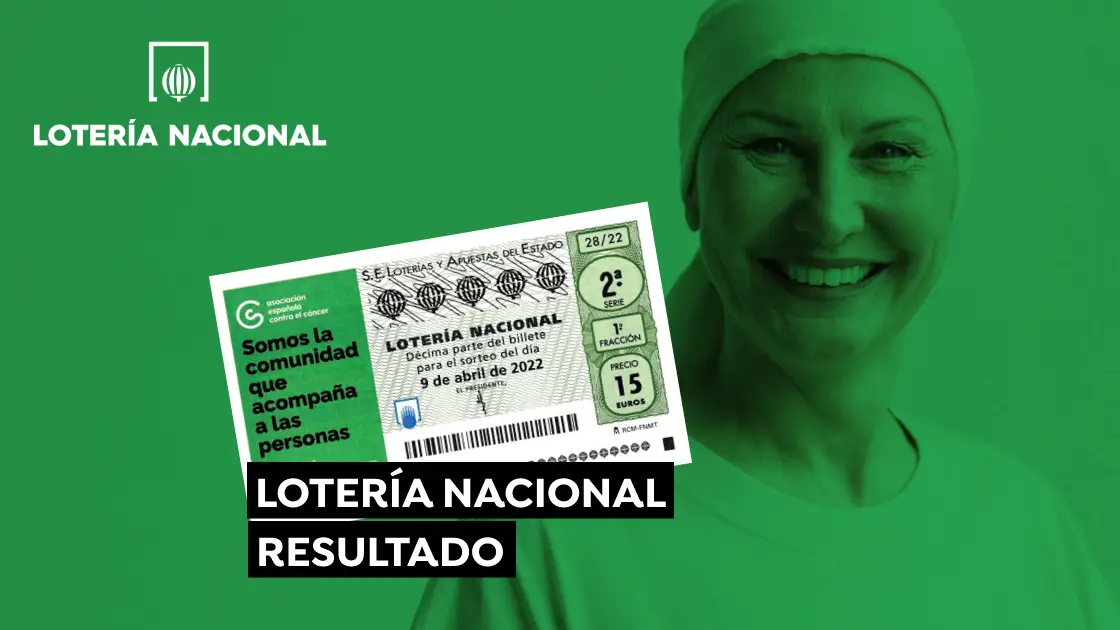 Sorteo Lotería Nacional hoy: Comprobar Sorteo Extraordinario contra el Cáncer de la AECC en directo Sorteo Lotería Nacional hoy: Comprobar Sorteo Extraordinario contra el Cáncer de la AECC en directo