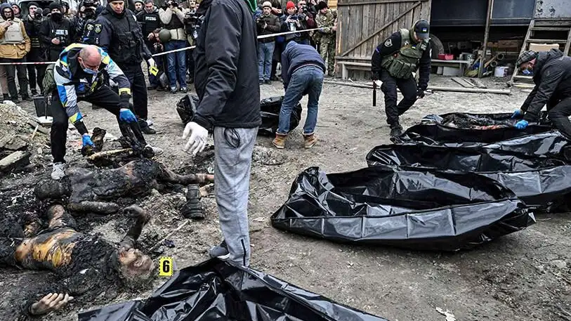Una nueva fosa común sale a la luz con cadáveres de soldados rusos Guerra Rusia-Ucrania