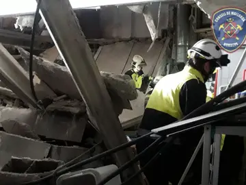 Derrumbe en un hotel de Mallorca Derrumbe en un hotel de Mallorca