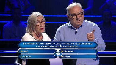 La demostración ‘in situ’ de que Lola no sufre adipsia: ¿Valdrá por 30.000 euros en ‘¿Quién quiere ser millonario?’?