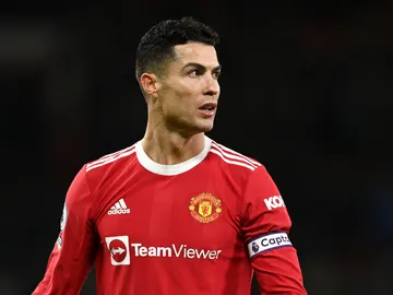 Cristiano Ronaldo, en un partido con el United Cristiano Ronaldo, en un partido con el United