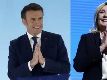 Emmanuel Macron y Marine Le Pen Emmanuel Macron y Marine Le Pen