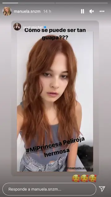 Manuela Sánchez se somete a un radical cambio de look Manuela Sánchez se somete a un radical cambio de look