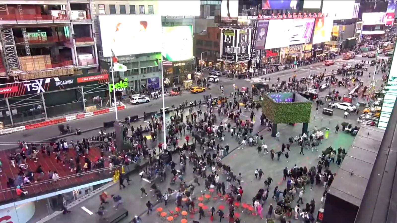 Una fuerte explosión en Times Square provoca pánico en Nueva York