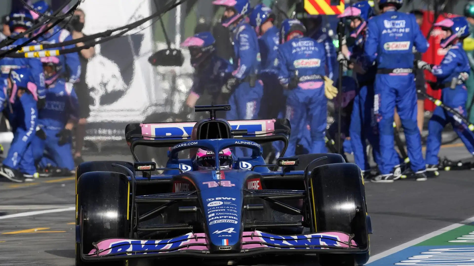 Fernando Alonso, en el GP de Australia con el Alpine Fernando Alonso, en el GP de Australia con el Alpine