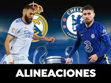 Alineación del Real Madrid hoy contra el Chelsea en el partido de cuartos de Champions League Alineación del Real Madrid hoy contra el Chelsea en el partido de cuartos de Champions League