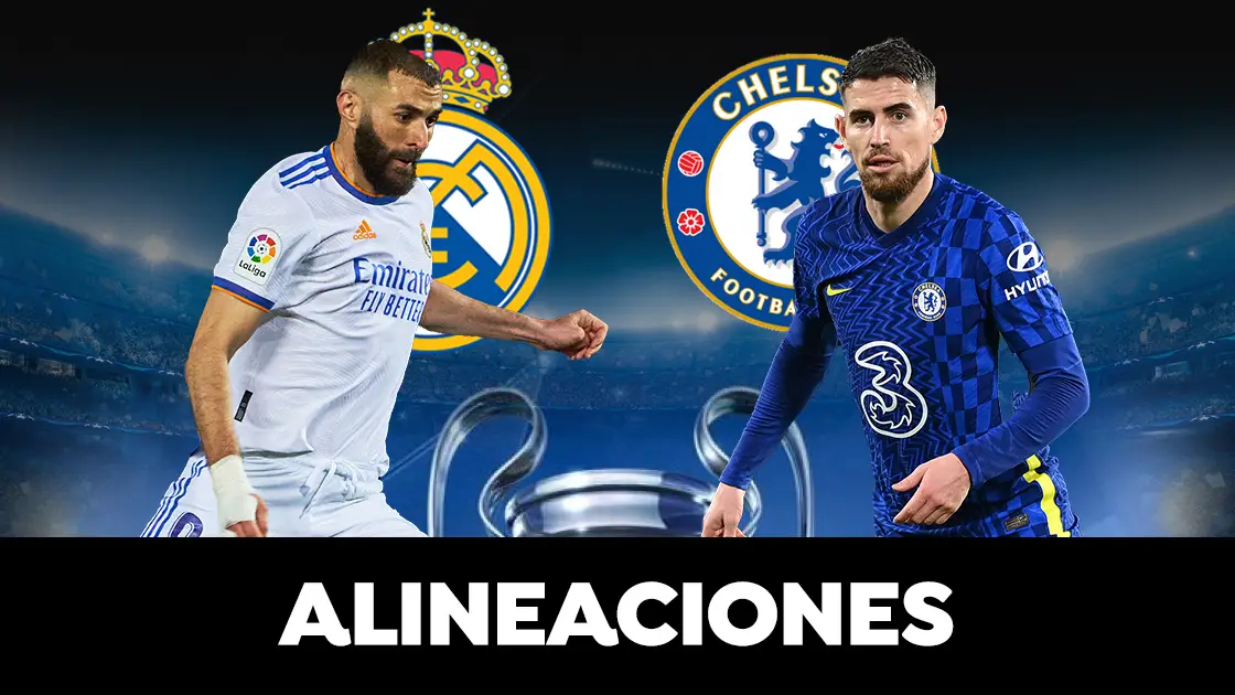 Alineación del Real Madrid hoy contra el Chelsea en el partido de cuartos de Champions League Alineación del Real Madrid hoy contra el Chelsea en el partido de cuartos de Champions League