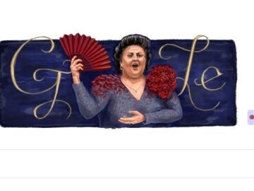 Doodle de Google de Montserrat Caballé