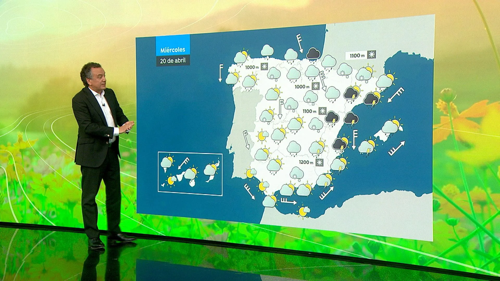 Descenso de temperaturas con nevadas Descenso de temperaturas con nevadas