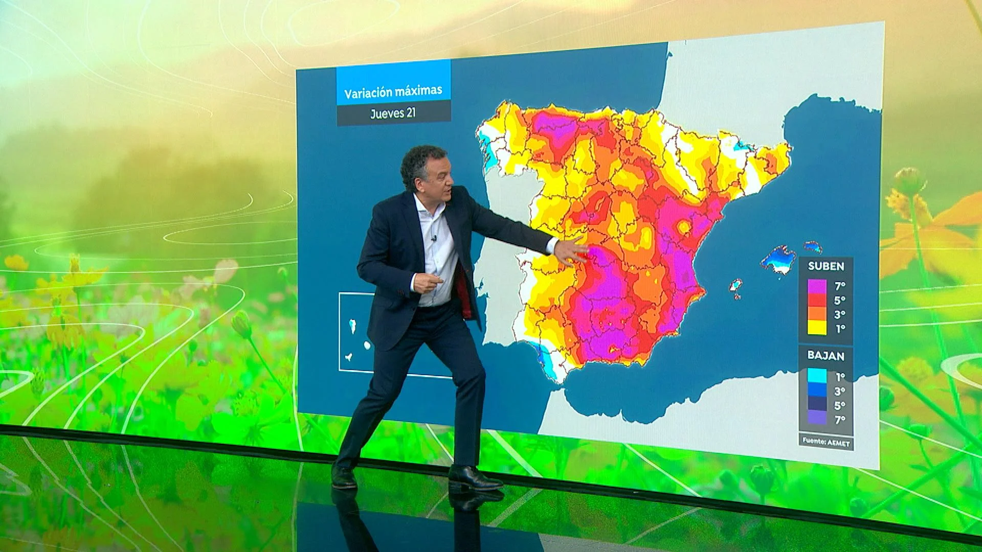 Fr&iacute;o intenso, nevadas y lluvias