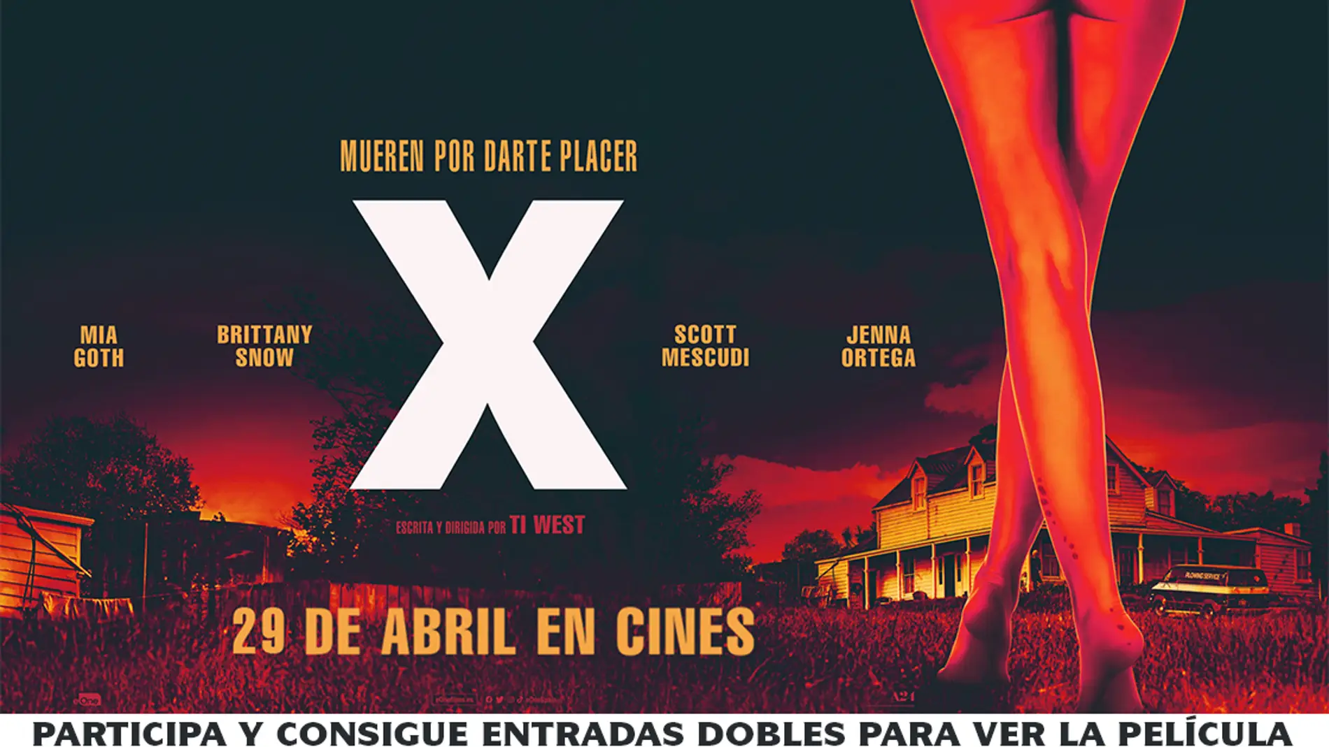 Concurso para ver en cines 'X' Concurso para ver en cines 'X'