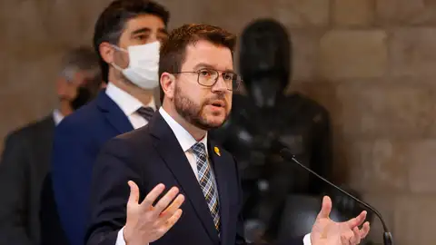 Aragonès ve "evidencias claras" de que el CNI está implicado en el espionaje a través de Pegasus: "No hace falta ser Sherlock Holmes" Aragonès ve "evidencias claras" de que el CNI está implicado en el espionaje a través de Pegasus: "No hace falta ser Sherlock Holmes"