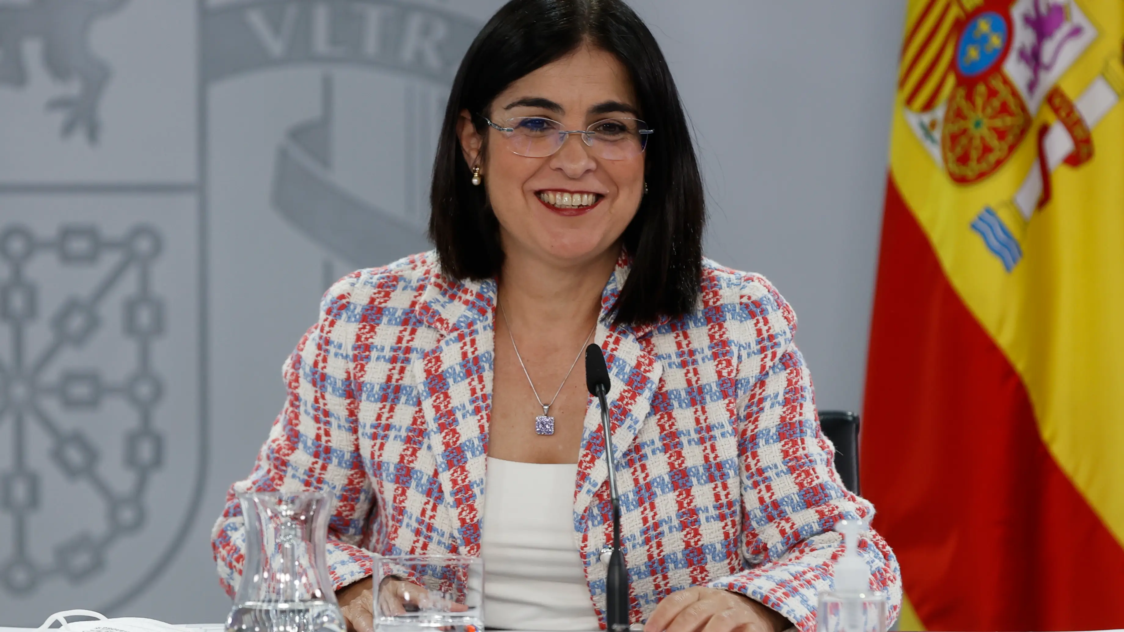 La ministra de Sanidad, Carolina Darias