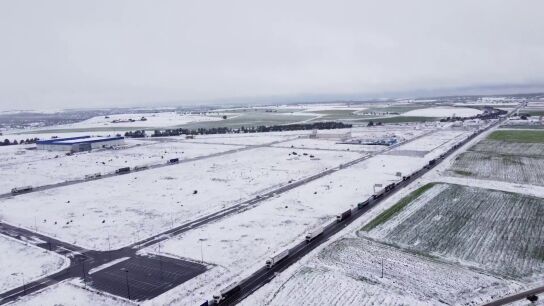 La nieve el viento y la lluvia han activado la alerta en 12 comunidades