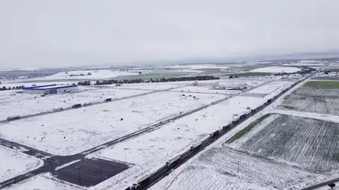 La nieve el viento y la lluvia han activado la alerta en 12 comunidades La nieve el viento y la lluvia han activado la alerta en 12 comunidades