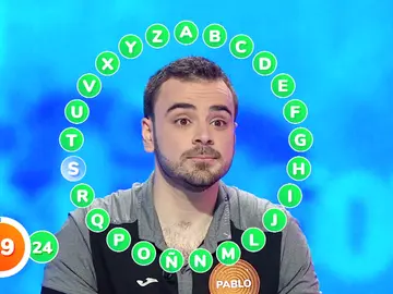 ¿Se lleva otra vez el bote? Pablo, a una en ‘El Rosco’ del programa 500 de ‘Pasapalabra’ frente a Sofía ¿Se lleva otra vez el bote? Pablo, a una en ‘El Rosco’ del programa 500 de ‘Pasapalabra’ frente a Sofía