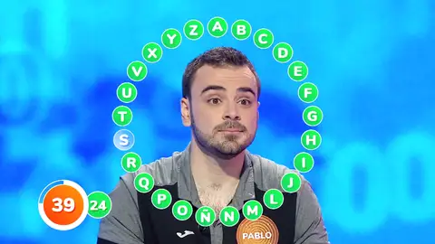 ¿Se lleva otra vez el bote? Pablo, a una en ‘El Rosco’ del programa 500 de ‘Pasapalabra’ frente a Sofía ¿Se lleva otra vez el bote? Pablo, a una en ‘El Rosco’ del programa 500 de ‘Pasapalabra’ frente a Sofía