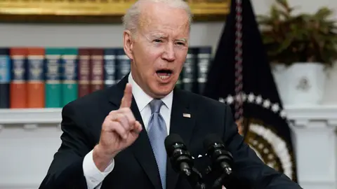 Joe Biden anuncia desde la Casa Blanca Joe Biden anuncia desde la Casa Blanca