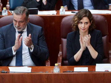Isabel Díaz Ayuso y Enrique López
