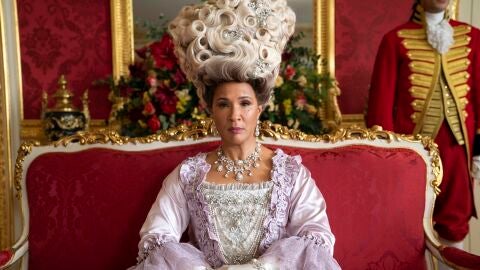Golda Rosheuvel como la reina Charlotte en 'Los Bridgerton'