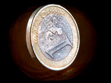 Imagen de archivo de una moneda de euro