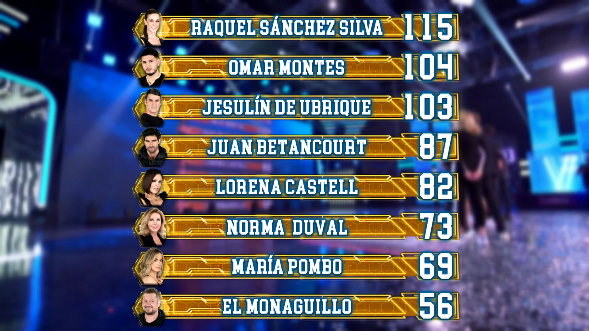Omar Montes y Jesul&iacute;n de Ubrique muy cerca de Raquel S&aacute;nchez Silva.