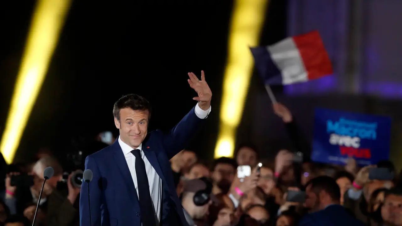 Macron, en su primer discurso tras las elecciones: