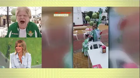 Forofa del Betis. Forofa del Betis.