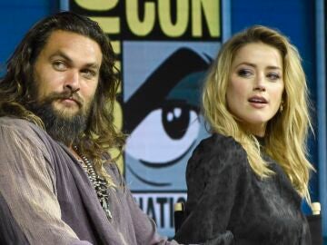 Jason Momoa y Amber Heard, protagonistas de 'Aquaman'