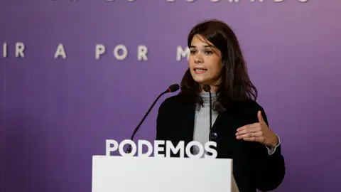 La portavoz de Unidas Podemos Isa Serra La portavoz de Unidas Podemos Isa Serra