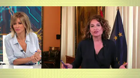 María Jesús Montero en Espejo Público. María Jesús Montero en Espejo Público.