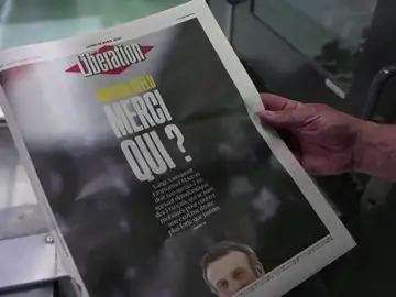 El periódico francés 'Libération' reflexiona tras los resultados electorales: "Macron reelegido: ¿Gracias a quién? El periódico francés 'Libération' reflexiona tras los resultados electorales: "Macron reelegido: ¿Gracias a quién?