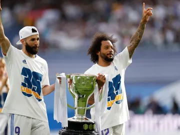 Marcelo supera a Gento como el jugador del Real Madrid con más títulos de la historia Marcelo supera a Gento como el jugador del Real Madrid con más títulos de la historia