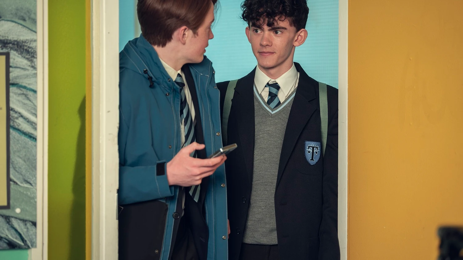 Joe Locke y Kit Connor como Charlie Spring y Nick Nelson en 'Heartstopper' Joe Locke y Kit Connor como Charlie Spring y Nick Nelson en 'Heartstopper'