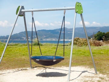 Foto de un parque infantil en Galicia