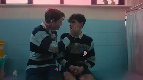 Joe Locke y Kit Connor como Charlie Spring y Nick Nelson en 'Heartstopper' Joe Locke y Kit Connor como Charlie Spring y Nick Nelson en 'Heartstopper'