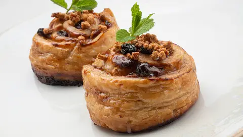 Un postre delicioso: receta de caracolas con pasas, de Arguiñano Un postre delicioso: receta de caracolas con pasas, de Arguiñano